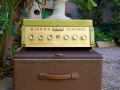 Binson Echorec T5E 6 knops Gold Plexi front 1957 met originele koffer. Engelse display, nog zonder toonregeling.