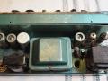 Binson Model 3 amp 1959, buizenchassis ca 15 watt, 1xECC81, 2xECC83, GZ34 en 2xEL84, vanaf achterkant.