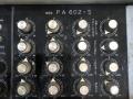 Binson Pre Mixer P.A. 602-S  2x 4 kanaals Stereo, panel rechts met typeaanduiding.