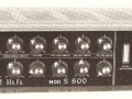 Binson S-600 Stereo preamp 2x60 watt buizen 1968, 1+1 stereo, volle toonregeling, 1 Send en Return, Reverb en Vibrato.