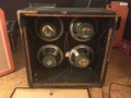 Winston cabinet 4x12 inch, back met Celestion T1534 Pre Rola Greenback speakers 1971.