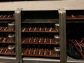 Binsonett Organ met 2 manuals, 61 toetsen, 5 octaven en een ingebouwde Binson Echorec transistor schijfecho, opslag printplaten.