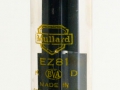Mullard EZ81-6CA4 Yellow print gelijkrichtbuis (rectifier) voor Vox AC10, AC15, 710 en 715. Made in Great Britain.