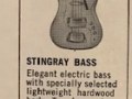 Vox Stingray Bass mogelijk nummer V218 of V228.