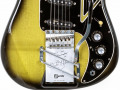 1 van de 3 Originele Burns Marvin Greenburst 1964 gitaren, serienummer 5291, handcrafted Burns tremolo met Hank Marvin signature.