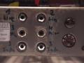 Dynacord MV35 buizenversterker 35 watt 1960 met 7 buizen, back met 6 inputs en 4 outputs.