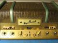 Dynacord STV750 1958-1960 75 watt met 13 buizen (6x EZ81, EM84, 4x ECC83 en 2x EL34), front.