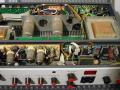 Dynacord Reference 502 Digital Tube Amplifier 1987, buizenrack 65 watt, chassis met 8 buizen (ECC81, 5x ECC83 en 2x EL34).