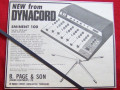 Dynacord Eminent 100 solid state 6 kanaals mixer met  ingebouwde Dynacord EC100  echo, advertentie.