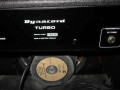 Dynacord Turbo 80 watt gitaarkombo ca. 1985, back met typenummer en Celestion G12 80 watt 8 ohm speaker.