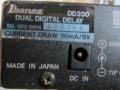 Ibanez dual digital delay DD200 1990, typeplaatje met serienummer.