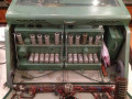 MEZ-45 buizen bandecho- poweramp 1963 met ambiofonisch pseudo surround effect, fabrikant Moscow Experimental Factory, 60 kg technische modules.