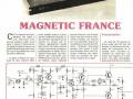 Magnetic France Reverb unit, transistor met Hammond spring reverb 1983. advertentie.