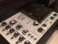 Davoli Echo-Music EM506 PA buizen mixer 75 watt met echo met 2 weergavekoppen en cassette tapeloop, gesloten kap.
