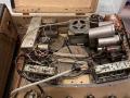 Semprini Stereofon ECO-5/ ME. eerste fifties bandecho met LIARE echocircuit, afgeleid van een Uher bandrecorder Model 295, techniek onderkant.
