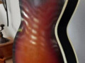 Kentucky 2ES2V Sunburst 1968 2 pickups, body back.
