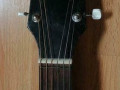 Princess  2ES1  basisversie semi acoustische  Archtop Jazzgitaar,  2 Royal PP2 pickup en tremolo,  ca. 1965,  headstock front met halspen.