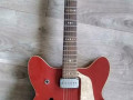 Princess no 7 (Sorkin Model no. 7) 1965, Cherry Red2 Magitone pickups en Vibralux TK3 tremolo, ,  front.