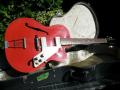 Bert Weedon model Jazz gitaar 1950, met-toegevoegd PP2 pickup,  front.