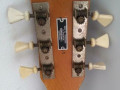Vroege Egmond Jazz gitaar 113-5 Sunburst met blanke headstock back.