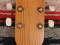 Toledo G105-1 met Lone-Ranger motief, headstock front.