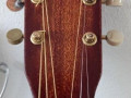 Toledo G105-3 met Texas motief, mahonie headstock front met 2 stuivermechanieken.