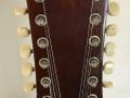 Double Six M1 acoustisch, Bonkonko bovenblad 1965, headstock front.
