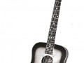 Egmond G104  groot Gibson model donkerbruin genuanceerd, in folder 1955.