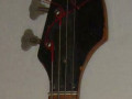 Typhoon B2V Bass 2EBS1, Vinyl bekleding body 1967, Bass 2 pickups,  headstock front.