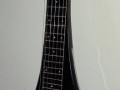 Egmond lapsteel gitaar EH 52-1 zwart met rechte toets ca. 1961, front.