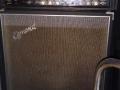 Egmond versterker Mastodont, top op speakerbox.