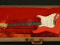 Fender seriemodel 1961 Stratocaster, rosewood toets, in tolex vintage case.