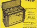JMI advertentie met de Framez Wheel Echomatic met voxECHO label, Model-F single speed met 5 weergavekoppen. Door Hank Marvin in  gebruik van 1960-1961.