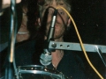 1986 april 8e Harmonie 1e Goes back in time avond, Peter Verhiel drummer van The Shakin' Arrows.