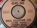 Celestion G10-50 8 ohm Rola Celestion Ltd Foxhall Road Ipswich label 1980.