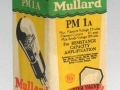 Mullard PM1a doos uit 1930, met BVA logo.
