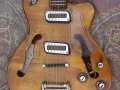 Meazzi Hollywood Sceptre holow body Naturel 1965, body front.