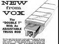 Vox Double T aluminium halsstabilisator met verstelbare halspen (EKO ontwerp),  toegepast bij vele Vox gitaren.