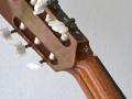 Juan da Montagne  23F en 23P  gitaar 1967-1968, headstock back met hals van hoog kwalitatief mahonie met palissander inleg versterkt.