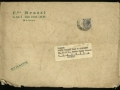 Meazzi enveloppe 1958, internationale post naar India.