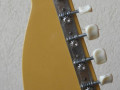 Meazzi Atlas solid gitaar 2 pickups Black 1963, headstock back.