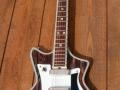Meazzi Vanguard gitaar 4 pickups 1961-1964 Marble, front.
