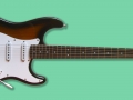 London City Spitfire III in Sunburst. Zeer goede prijsvriendelijke Chinese copie, geproduceerd onder Nederlandse supervisie. Productie gestopt nadat Fender de fabriekscapaciteit inhuurde.