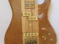 Bass Custom type 3002 Honey , Walnut body Maple neck, made in Japan by Matsumoku 1982-1985,  body front.