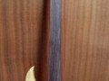 White Shadow Fretless Bass, blankgeschuurd zonder 4 snaren, 2 knops 1985, made in  Japan, front.