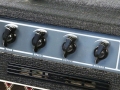 Vox AC10 Super Reverb Twin 1964 slant-top head, grey panel - Tone, Reverb S en D controls.