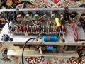 Vox AC10 Twin 1965, Dick Denney EF86 circuit met Vibrato on panel.