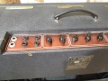 Vox AC30-N(on Top Boost) Expanded herfst 1964, basketweave rexine, brass vents, red panel links.