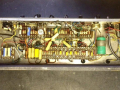 Vox AC30-4 Normal Fawn, Black Panel 1961, 3 lederen handvaten, brass vents, tagstrips.