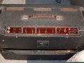 Vox AC30  Normal 1963 Pebble Rexine, red panel, brass vents, lederen starp handles.